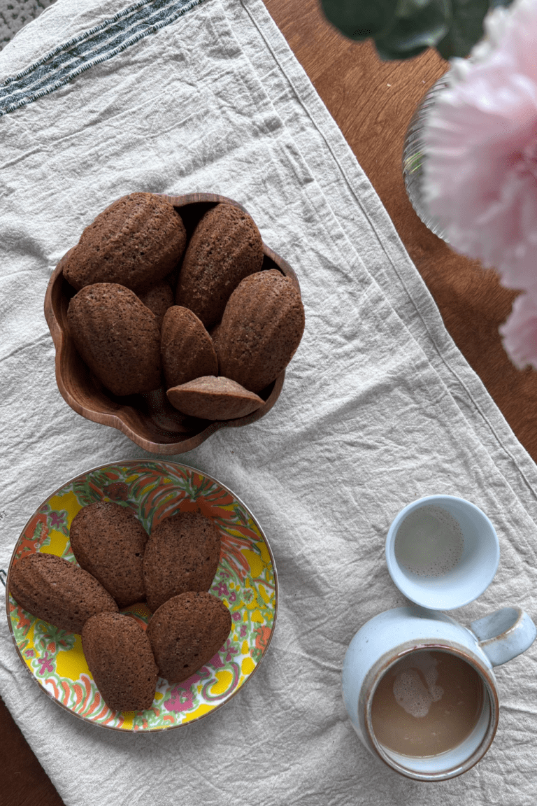 brown butter madeleines